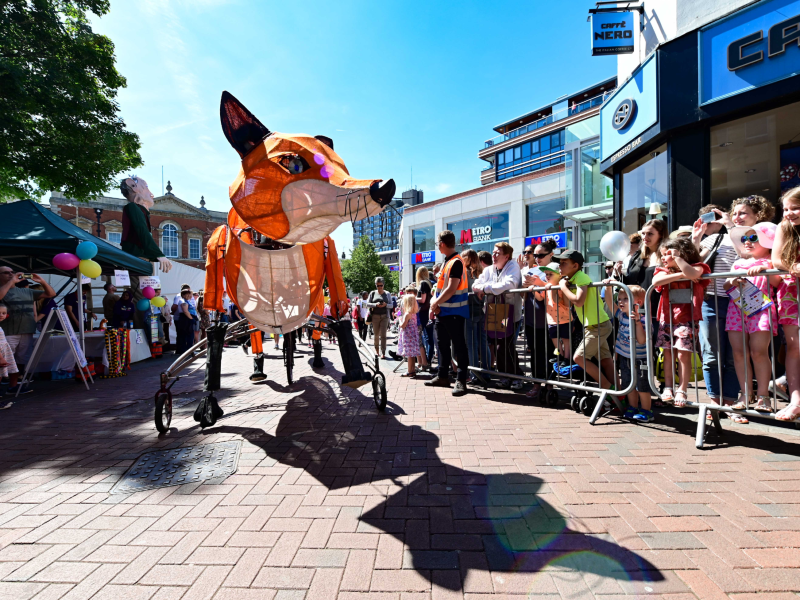 Festive Road - Fantastic Mr Fox Giant Puppet