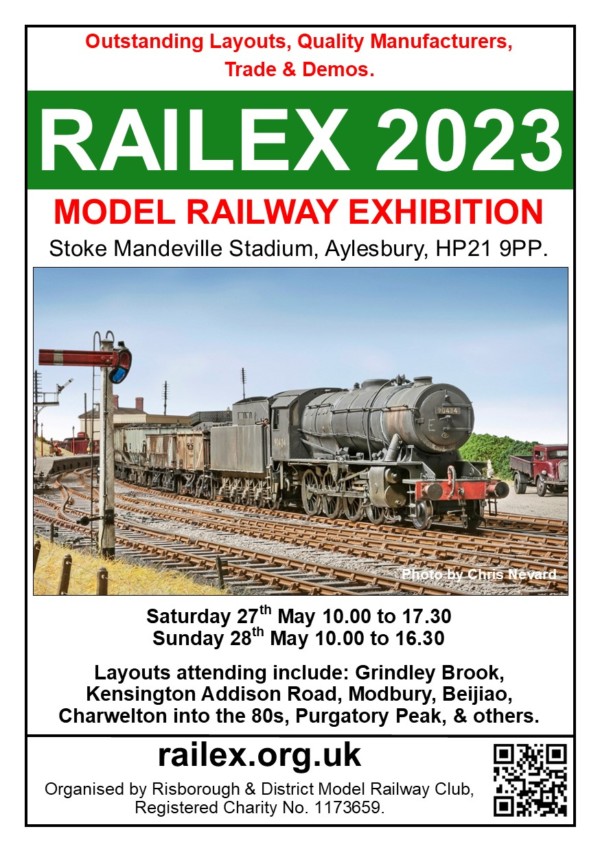 RAILEX 2023 Model Railway Exhibition Visit Aylesbury