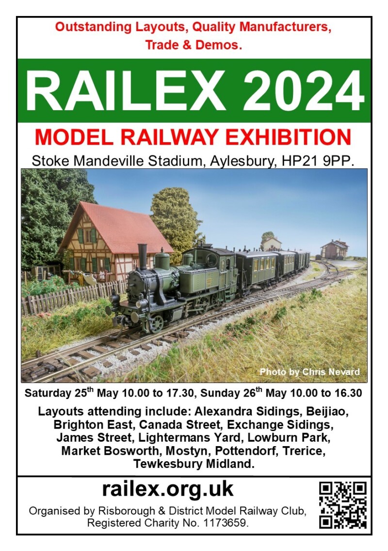 RAILEX 2024 MODEL RAILWAY EXHIBITION (STOKE MANDEVILLE STADIUM
